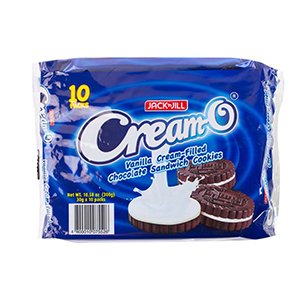 Cream-O Vanilla Cream Filled Cookies (10pack) (300g)