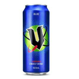 V Guarana Energy Drink Blue Can (250ml)