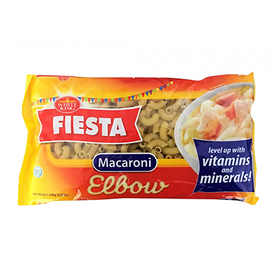 White King Fiesta Elbow Macaroni Pasta (400g)