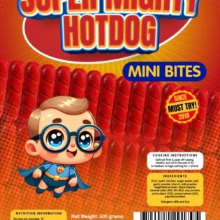 Super Mighty Hotdog Mini Bites (500g)