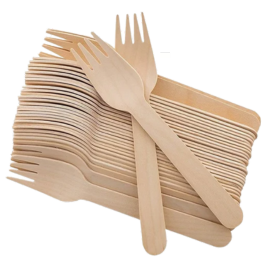 Wooden Fork (50 pcs)