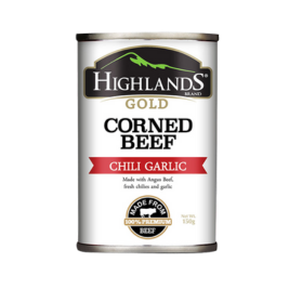 Highlands Gold Chili Garlic Corned Beef (150g)