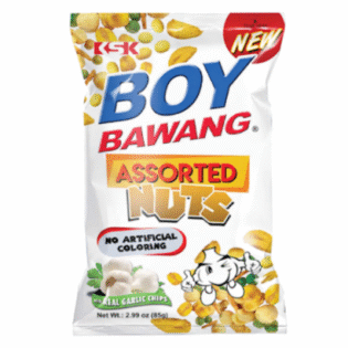 Boy Bawang Assorted Nuts with Garlic Chips (85g)