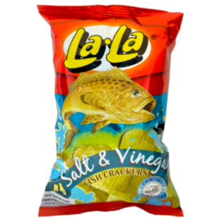 Lala Fish Crackers Salt & Vinegar (100g)
