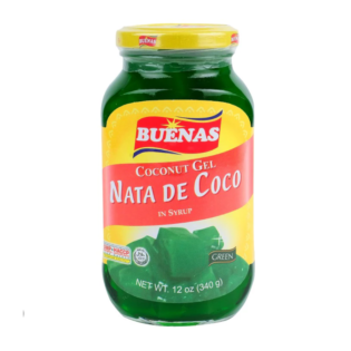 Buenas Sweet Nata de Coco Green (Coconut Gel) (350g)
