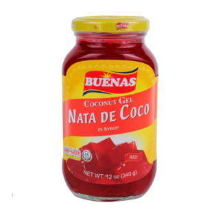 Buenas Sweet Nata de Coco Red (Coconut Gel) (350g)