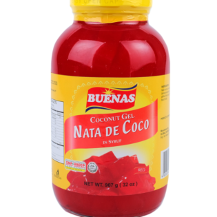Buenas Sweet Nata de Coco Red (Coconut Gel) (906g)