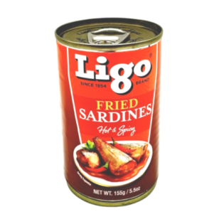 Ligo Fried Sardines Hot & Spicy (155g)