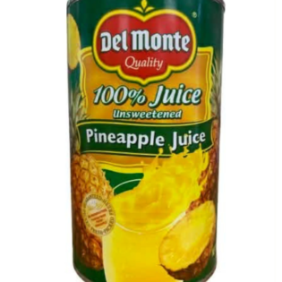 Del Monte 100% Pineapple Juice Unsweetened (Can) (46oz)