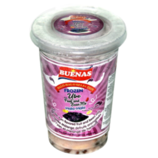 Buenas Frozen Ube Halo-Halo Fruit & Beans Mix (591ml)